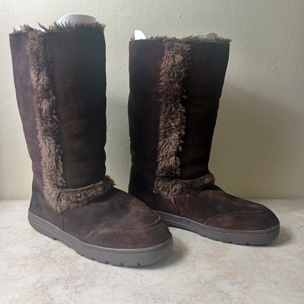 Style & Co. Dark Brown Fur-Lined Winter Boots